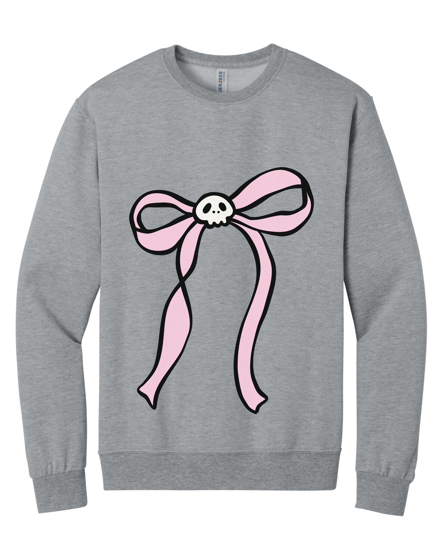 Skull Bow Aesthetic Crewneck