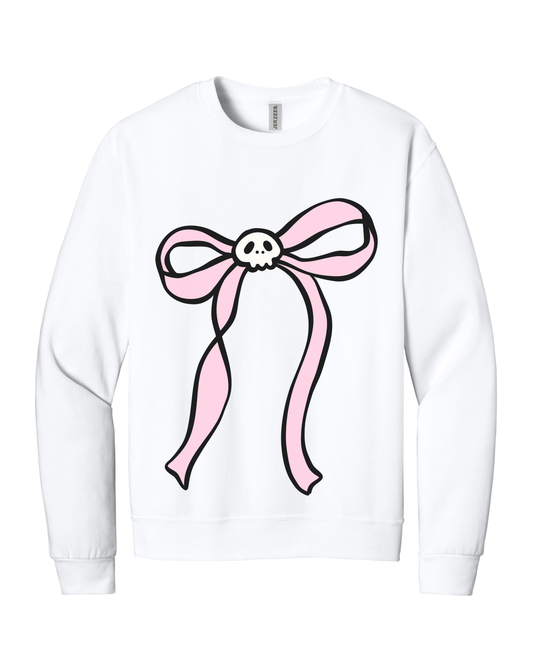 Skull Bow Aesthetic Crewneck