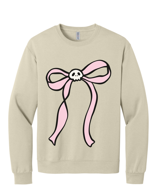 Skull Bow Aesthetic Crewneck