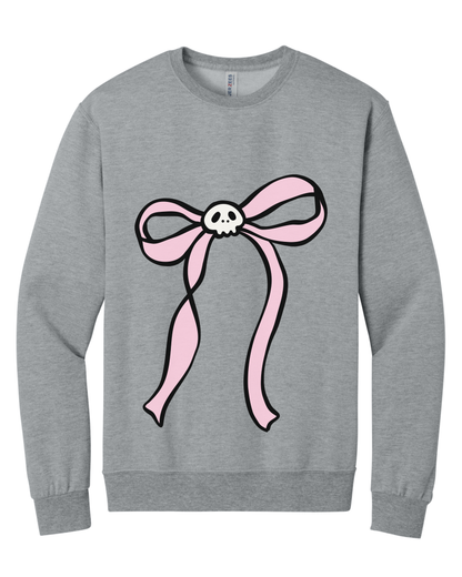 Skull Bow Aesthetic Crewneck