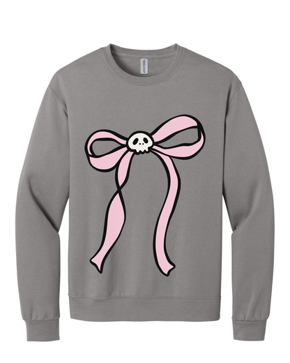 Skull Bow Aesthetic Crewneck