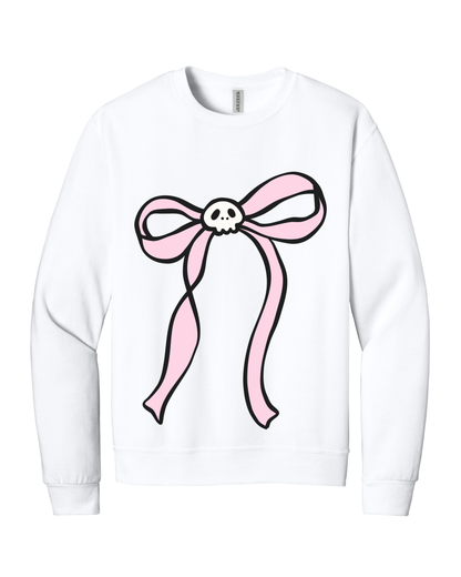 Skull Bow Aesthetic Crewneck